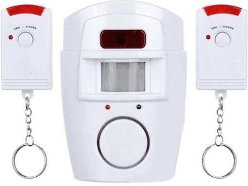 Autonom Fără fir Sistem de Alarmă cu Detector de Mișcare , Sirenă și 2 Telecomenzi