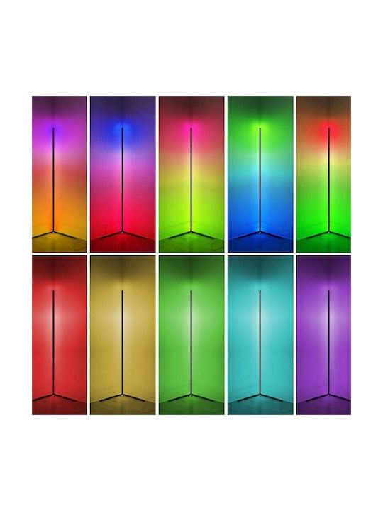 Masterled LED Φωτιστικό Δαπέδου Υ140xΜ37εκ. με RGB Φως 150lm Γκρι