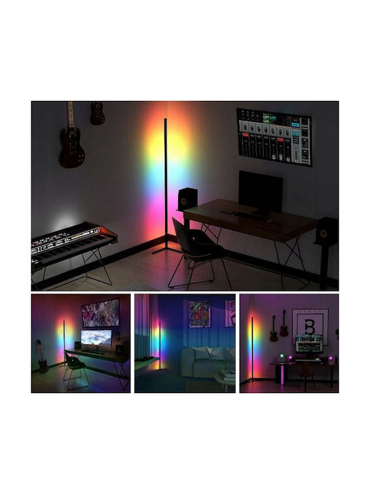 Masterled LED Φωτιστικό Δαπέδου Υ140xΜ37εκ. με RGB Φως 150lm Γκρι