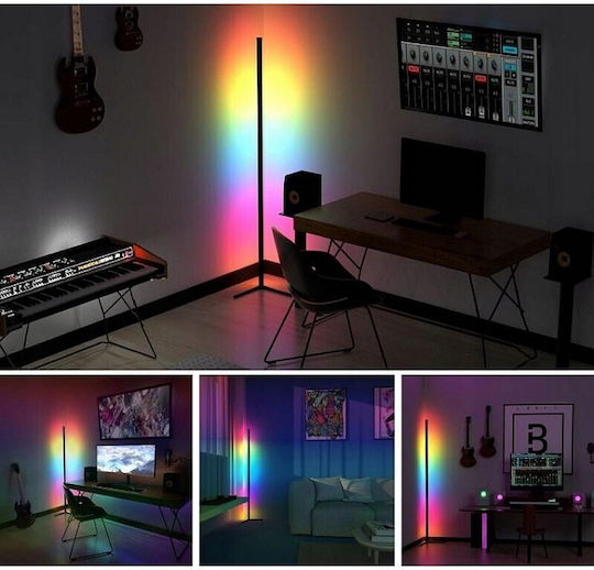 Masterled Lampa de podea LED Î140xL37cm. cu Lumină RGB 150lm Gri