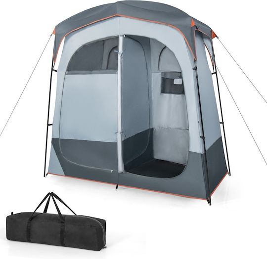 Costway Σκηνή Camping Τουαλέτας Ασημί