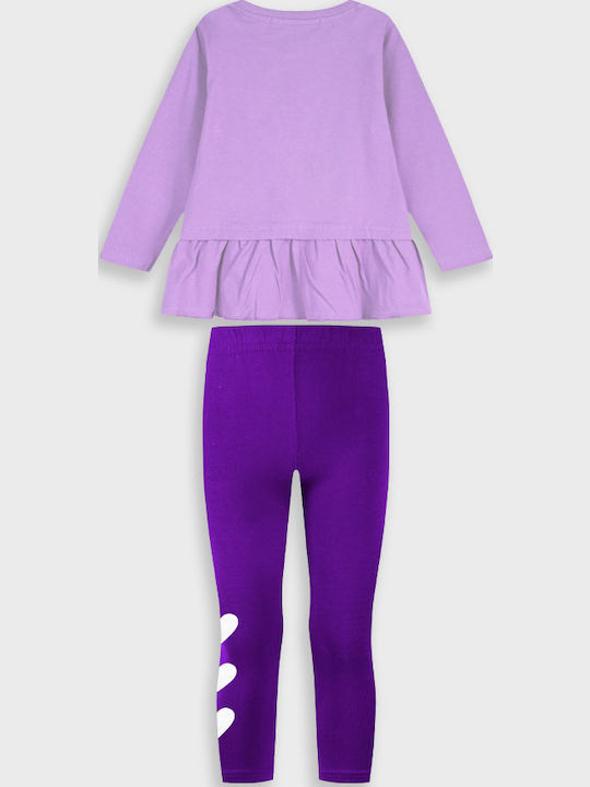 Kids' Set with Leggings Winter 2pcs Black