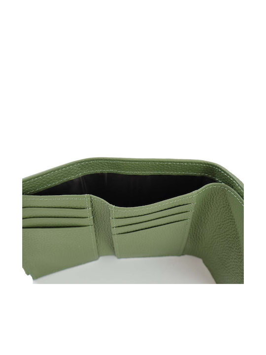 Small Leather Women's Wallet Classic Green