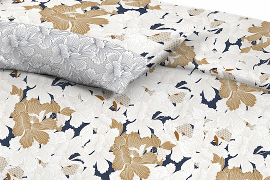 Bedora Set Duvet Cover Maira 200x220cm Double with 2 Pillowcases & 1 Bed Sheet Multicolour
