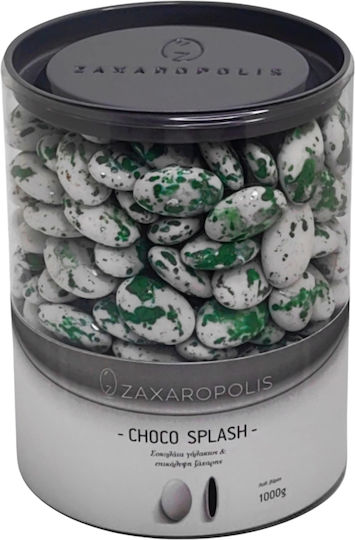 Zaxaropolis Бадеми Choco Splash във Форма Класически с Вкус Шоколад Зелен 1000гр