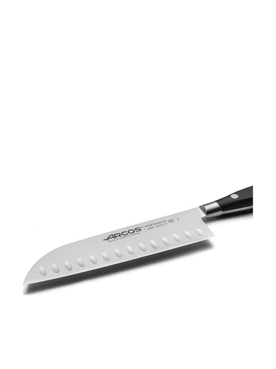 Arcos Riviera Μαχαίρι Santoku από Ανοξείδωτο Ατσάλι 18cm