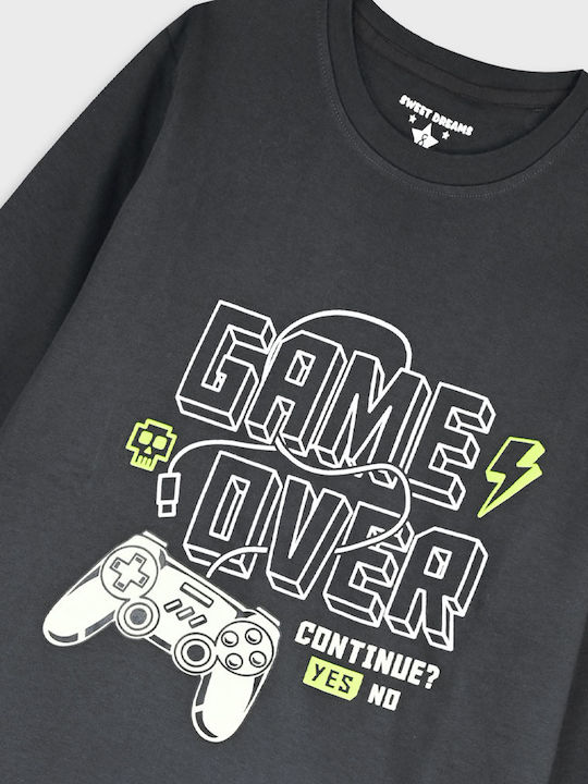 Energiers Детска пижама Зимна Въглени Game Over