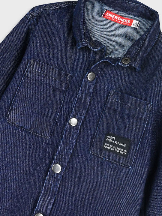 Детска Риза Дълъг ръкав Деним Jeans Blue