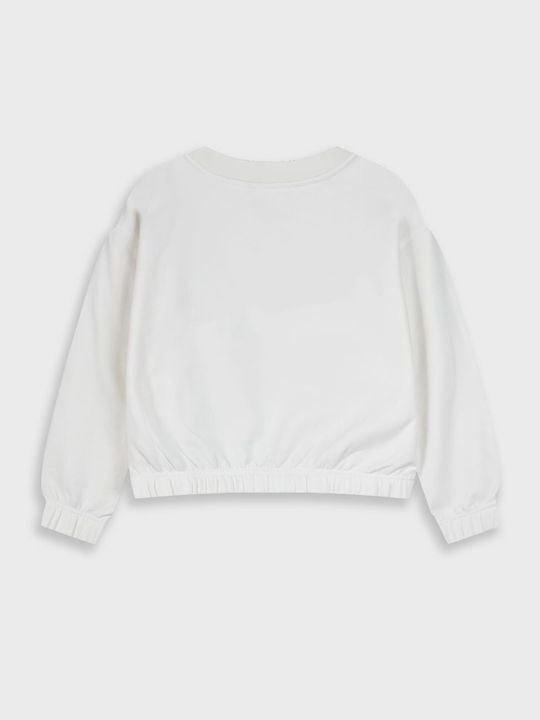 Kinder-Sweatshirt Ecru