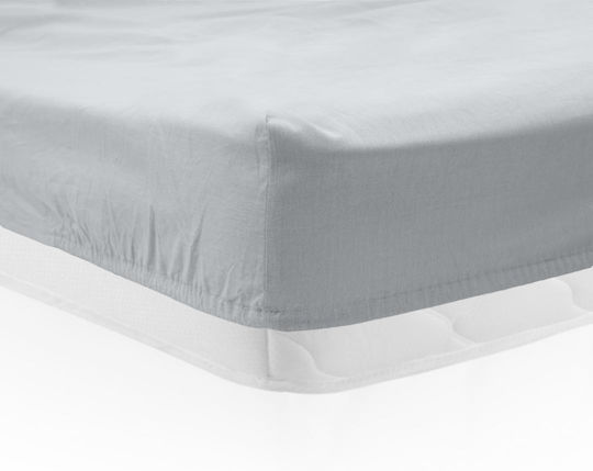 Heinner Sheet for Single Bed 90x200cm. Gray