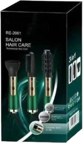 Elektrische Haarbürste mit Luft für Haarglättung und Locken 3000W