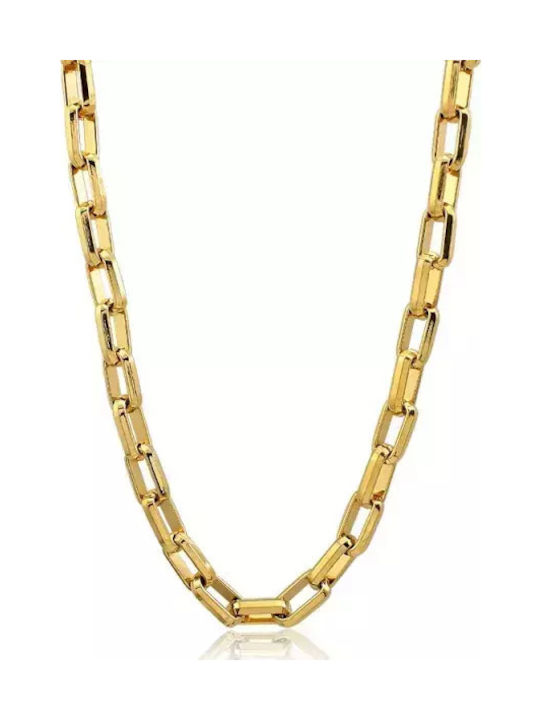Art Gold Plated Steel Neck Chain Art Gold Plated Steel Neck Chain