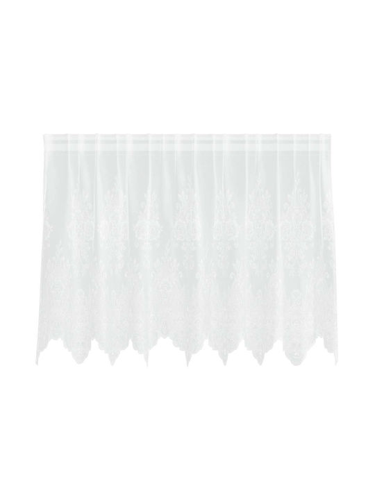 vidaXL Window Curtain With Pencil Pleat White 200x80cm