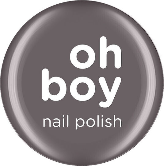 OhBoy Glossy Nail Polish Dark Light Brown Gray