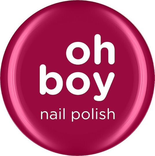 OhBoy Metallic Βερνίκι Νυχιών ΜΕΤΑΛΛΙΚΟ ΣΚΟΥΡΟ ΡΟΖ