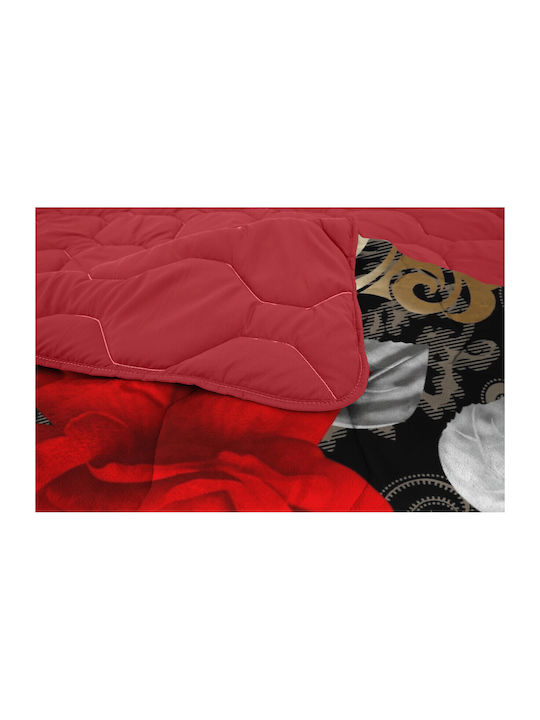 Alcam Retro Rose Покривало Полутораспално Розов 180x200см