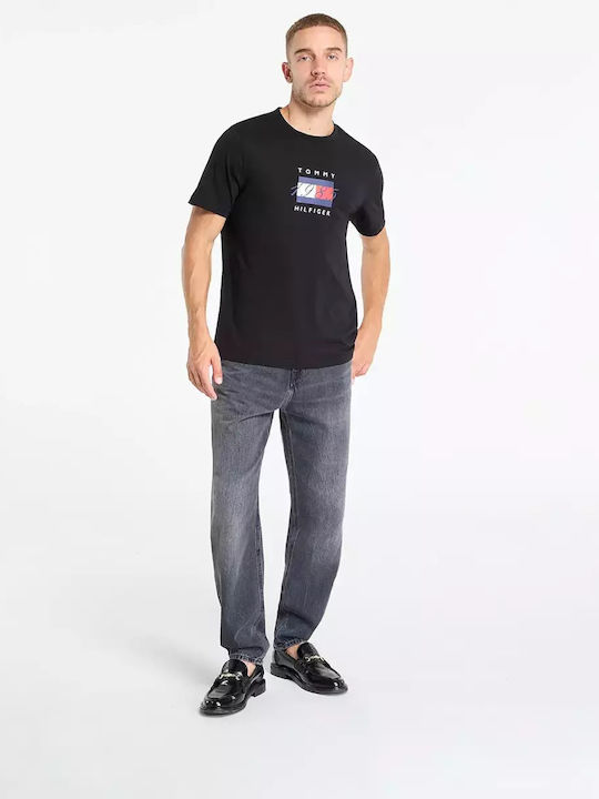 Flag T-shirt Μαύρη