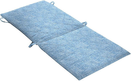 Alcam Μαξιλάρι Καρέκλας Κήπου με Πλάτη Blue Jeans 48x105εκ.