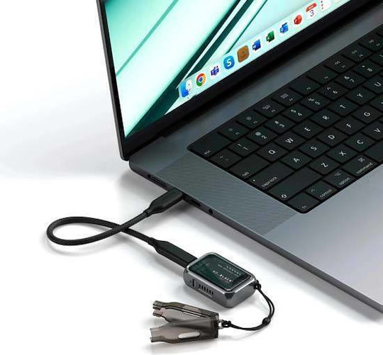 Satechi Hard Drive Case M.2 SATA III NVME with connection SATA Thunderbolt Type-C in Gray color