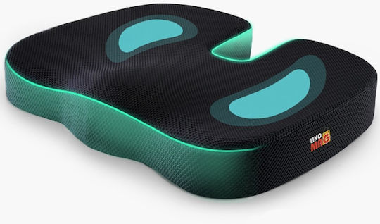 Linomag Μαξιλάρι Καθίσματος με Memory Foam σε Μαύρο χρώμα