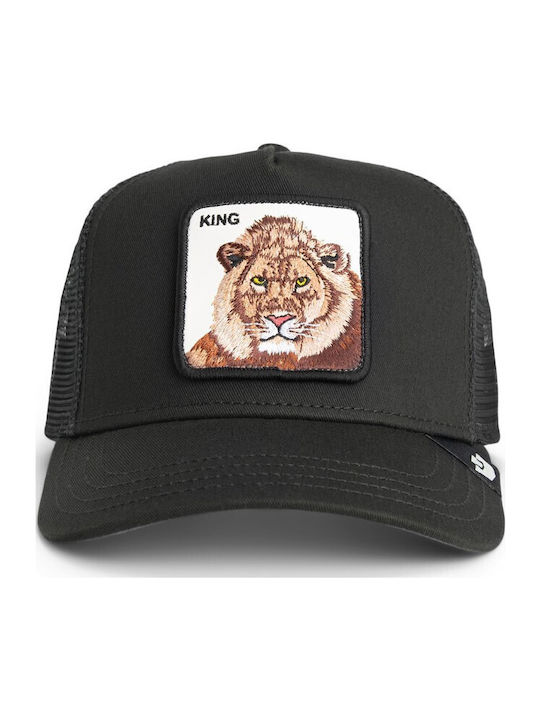 Șapcă Jockey King Trucker Leu Negru Goorin Bros