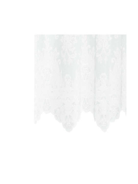 vidaXL Window Curtain with Pencil Pleat White 400x120cm