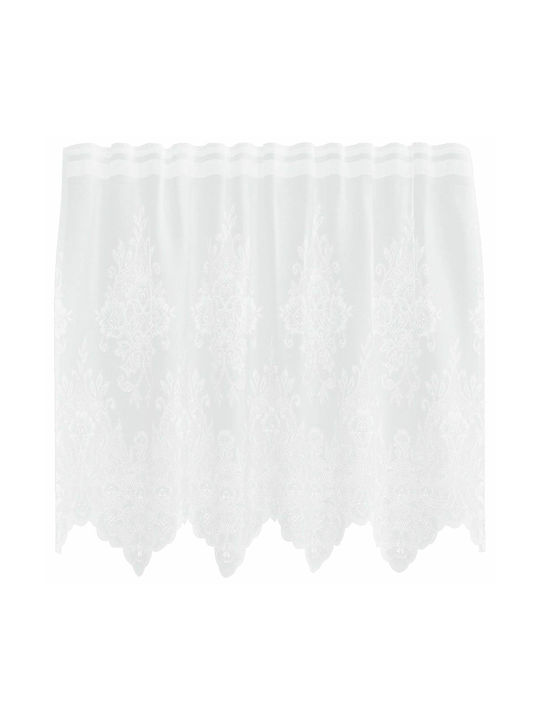 vidaXL Window Curtain With Pencil Pleat White 150x80cm