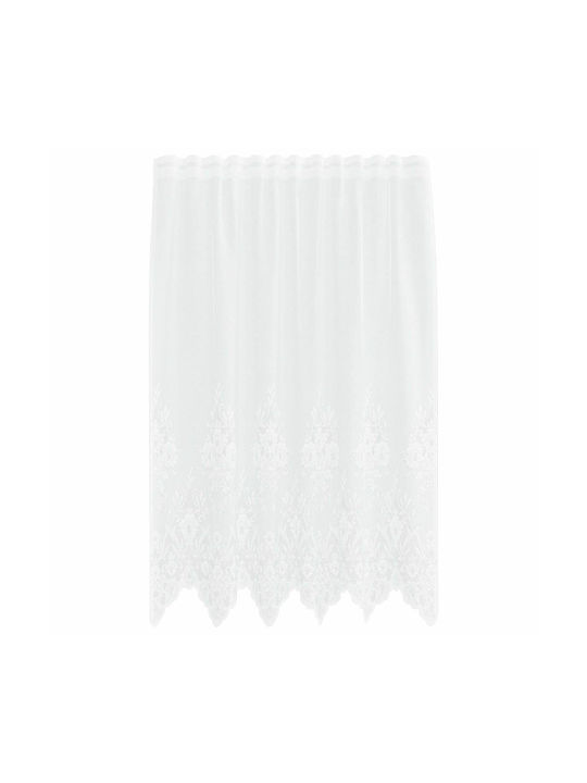 vidaXL Vorhang für Fenster mit Bleistiftfalten Weiß 140x150cm