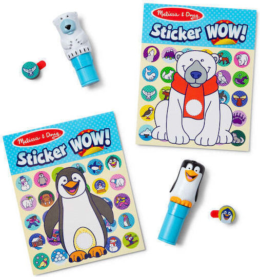 Spinmaster Melissa & Doug Велкро Wow Комплект с 2 Печатни Стикера Зима