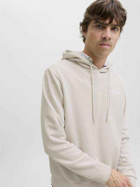 Sweatshirt mit Kapuze Ecru