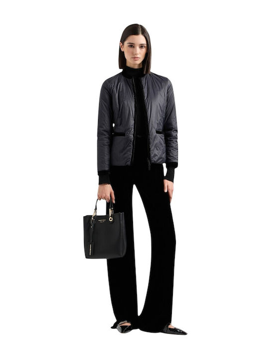Damen Stoff Hose Schwarz