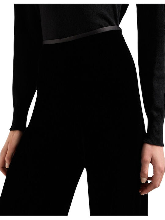 Damen Stoff Hose Schwarz