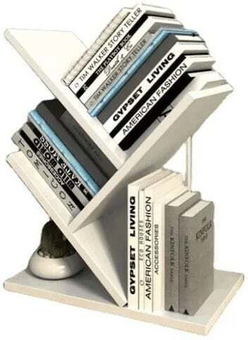 Bibliotecă Albă 30x16x40 cm