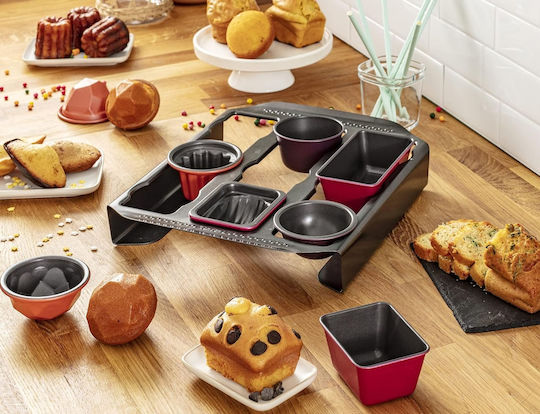 Tefal Creabake Formă de Patiserie pentru Chec Rotund 13buc