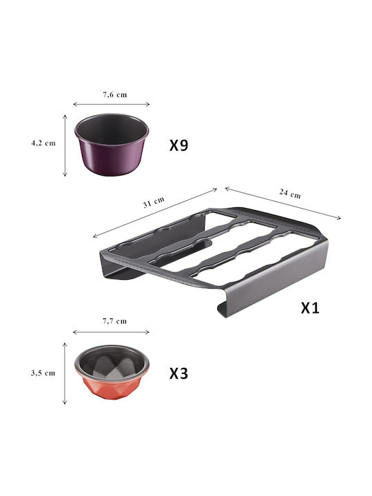 Tefal Non-stick Cake Baking Pan Creabake 13pcs