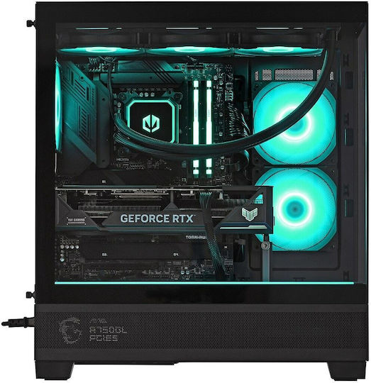 Actina KOMACNGIP0308 Гейминг Настолен компютър (Ryzen 7-9800X3D/32GB DDR5/2TB SSD/GeForce RTX 5090/Без операционна система)