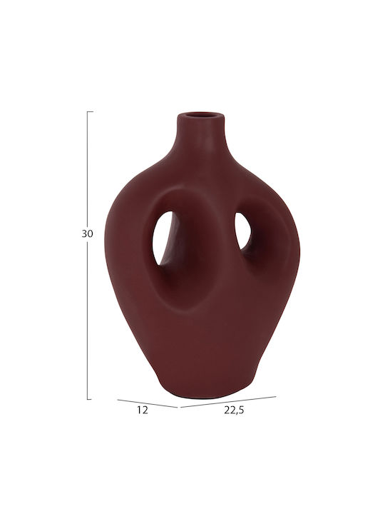 HomeMarkt Decorative Vase Fliker Orange 3x3x30cm
