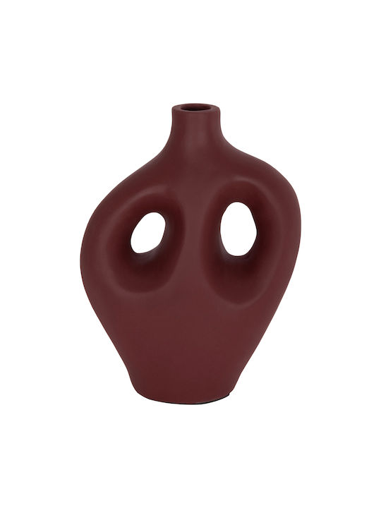 HomeMarkt Decorative Vase Fliker Orange 3x3x30cm