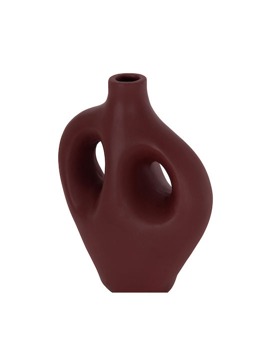 HomeMarkt Decorative Vase Fliker Orange 3x3x30cm