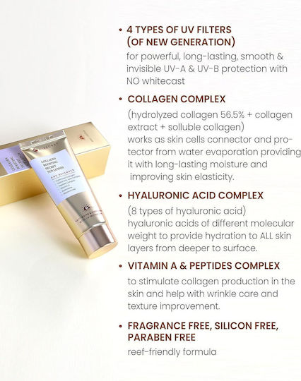 Collagen Boosting Secret Sun Sunscreen Lotion SPF50+ 60ml