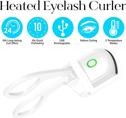 Rechargeable Heated Eyelash Scissors