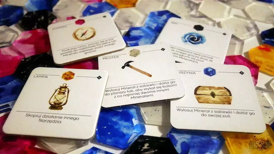 Board Game Mineraly for 2-5 Players 8+ Years Old (PL) IUVI Games