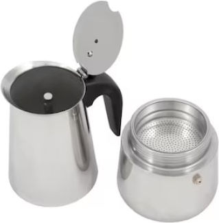 Ηλεκτρικό Μπρίκι Espresso Inox Ασημί
