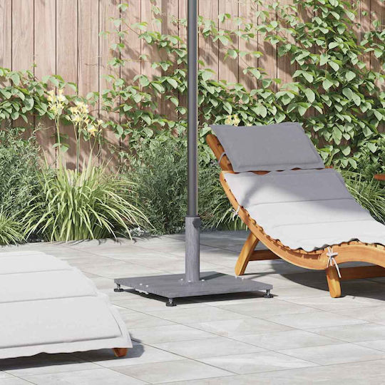 vidaXL Metallic Umbrella Stand Brown 45x45x31cm