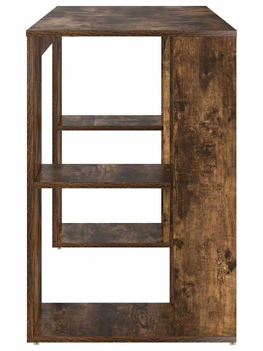 Desk Wooden Smoked Oak 130x50.5x75cm