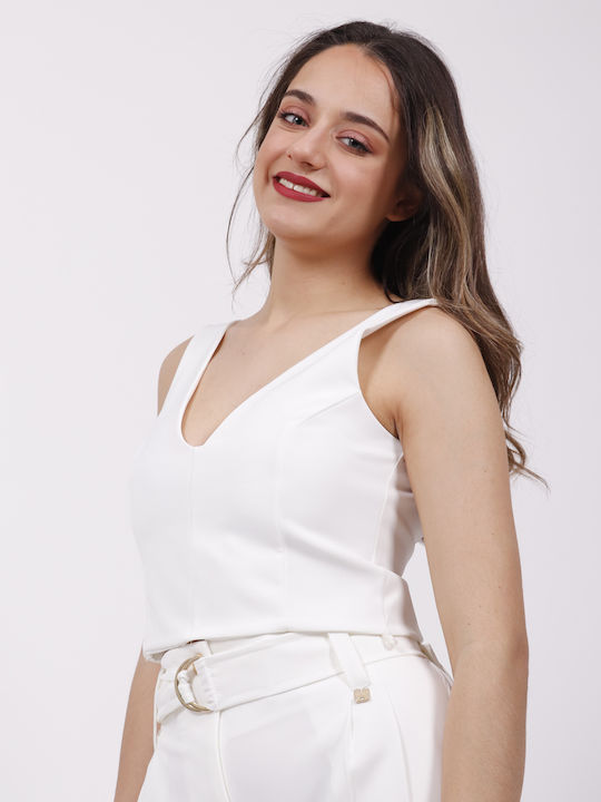 Γυναικείο Crop Top White