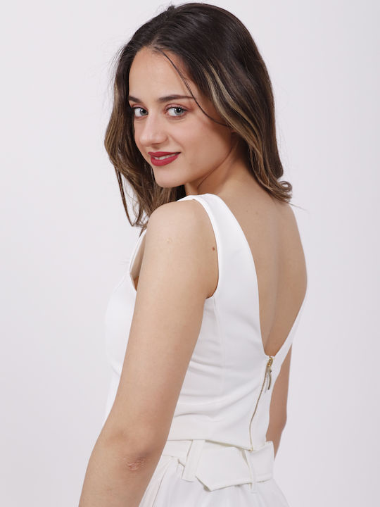 Γυναικείο Crop Top White