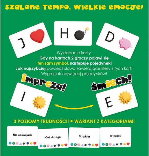 Board Game The Game With The Tip Of The Tongue 2 for 3-6 Players 8+ Years Old (PL) Nasza Ksiegarnia