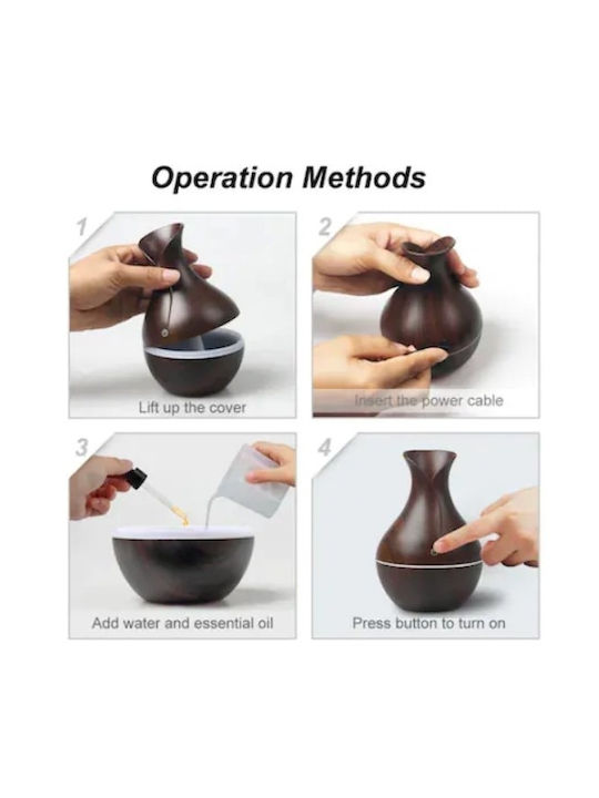 Led Aromatherapy Device with Timer Brown