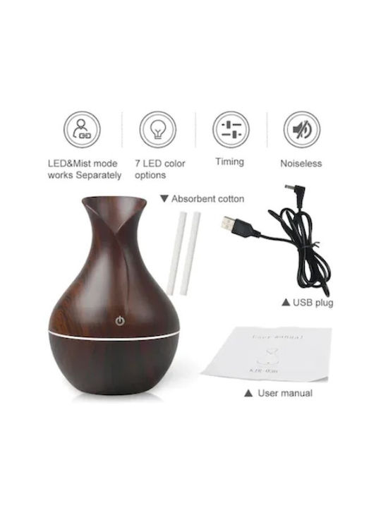 Led Aromatherapy Device with Timer Brown